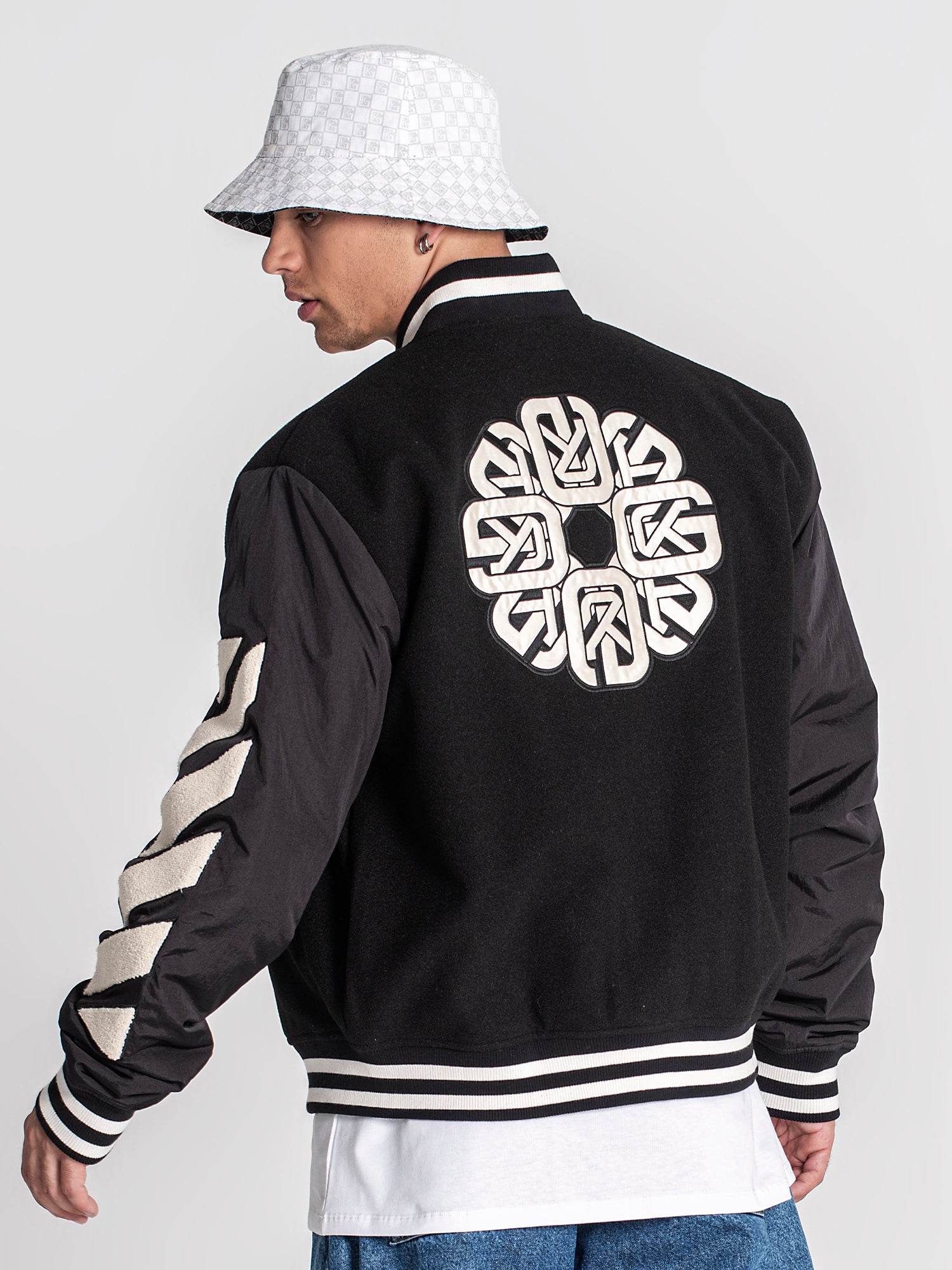 bombers / Black Patches Bomber Jacket