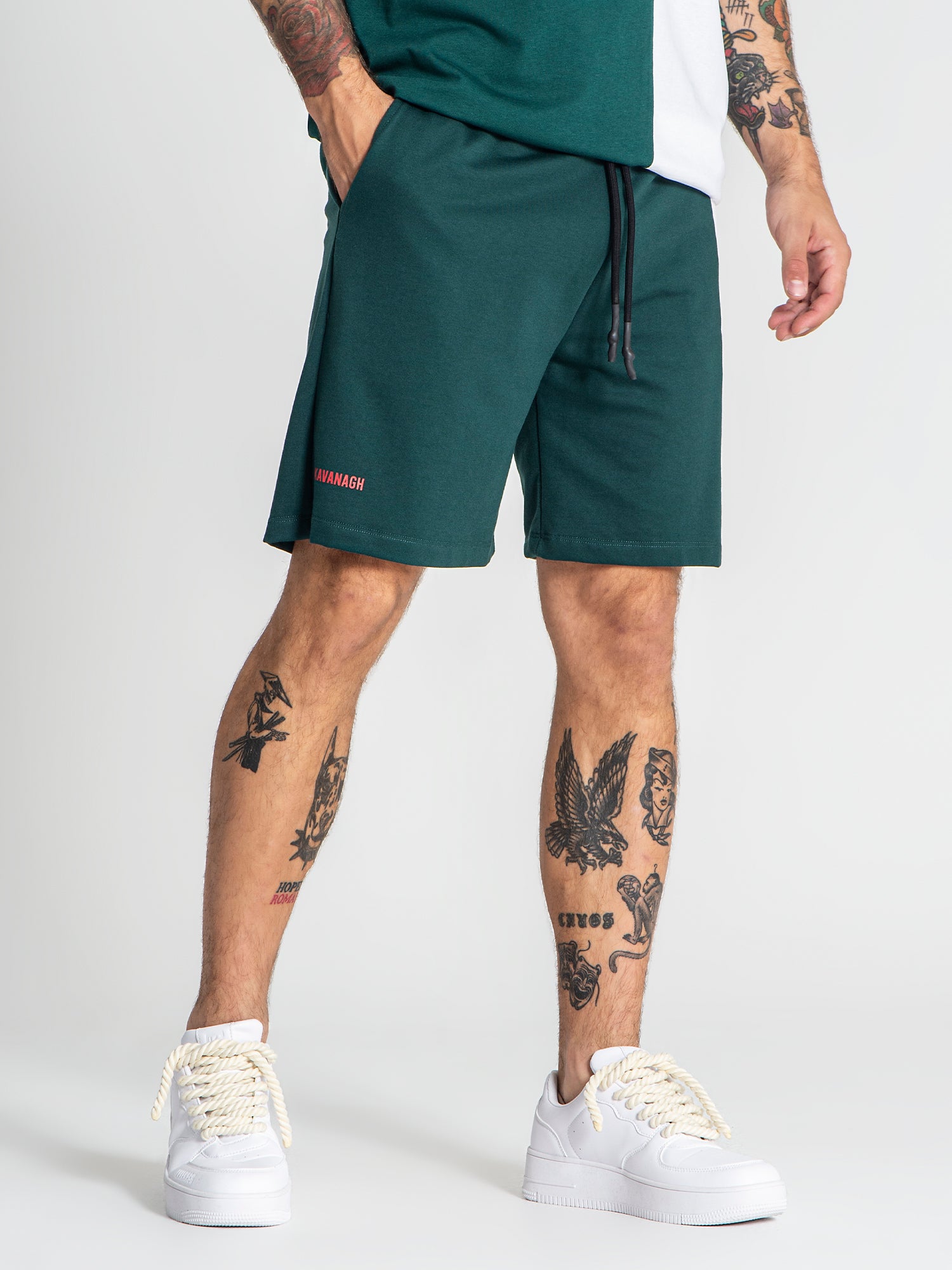 shorts / Green Block Shorts