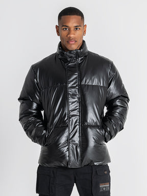 puffers / Black Statement Puffer Jacket