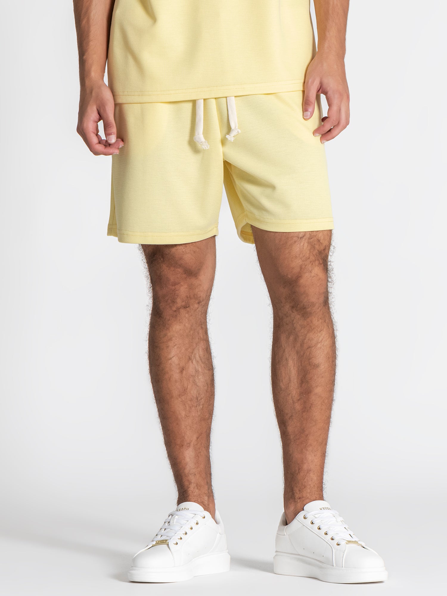 t-shirts / Yellow Grid Set