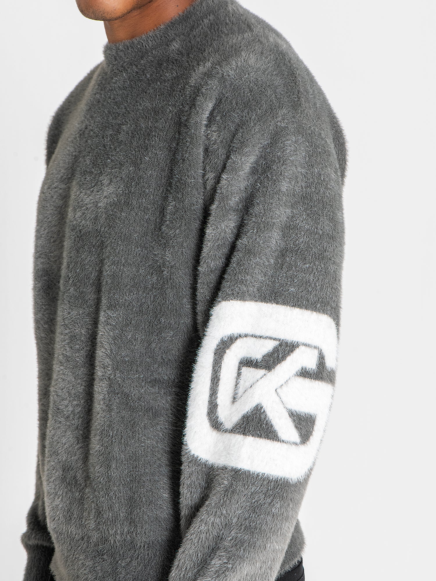 sweats / Grey Structure Knit Sweater