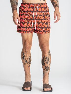 swimshorts / Orange Rebel Swimshorts