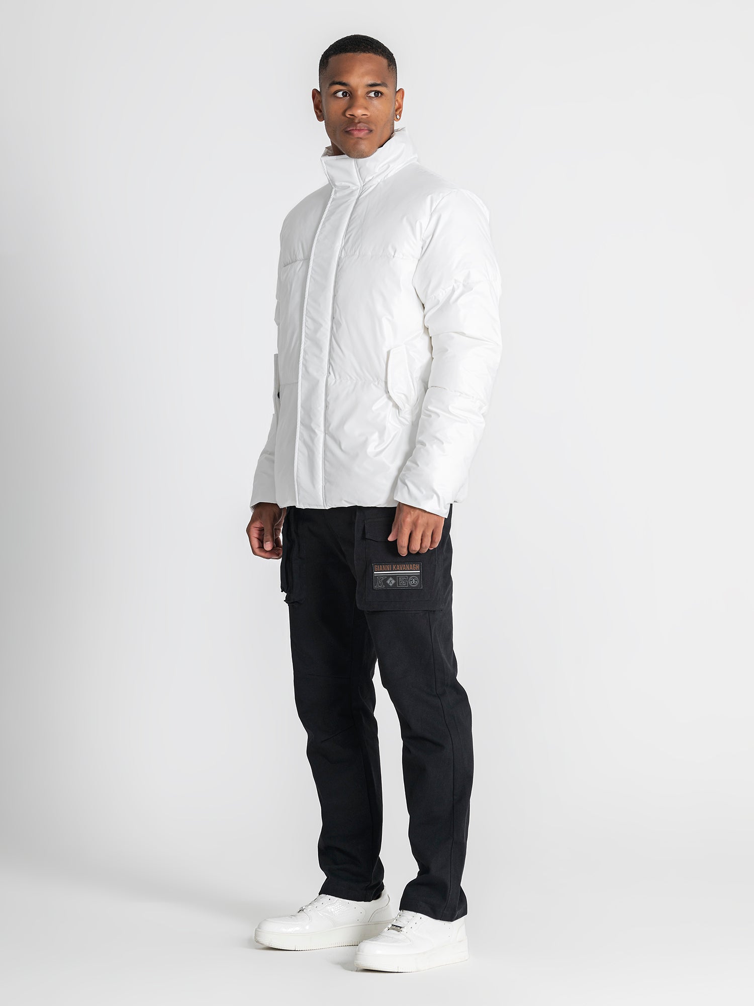 puffers / White Statement Puffer Jacket