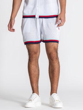 shirts / White Striped GK Knit Set