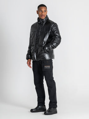 puffers / Black Statement Puffer Jacket