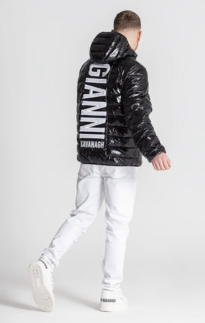 Black Team Puffer Jacket