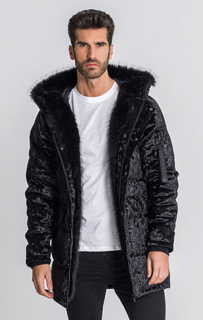 Black iD Velvet Coat