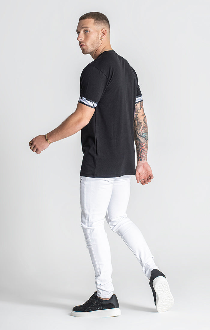 Black Nostalgia Elastic Tee