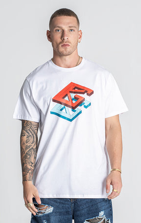 White Echo Tee