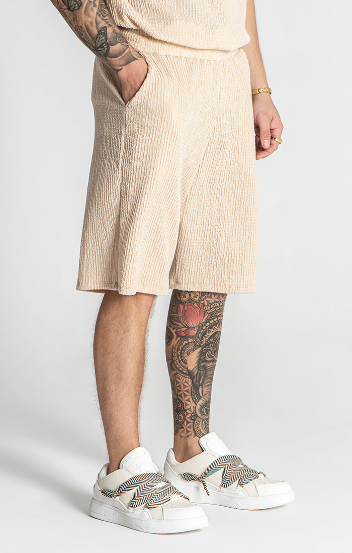 Beige Resort Shorts