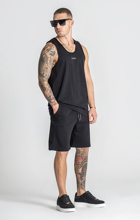 Black Easy Tank Top