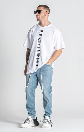 White Message Tee