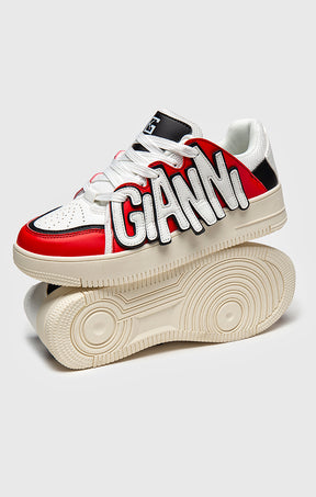 Red Gianni Sneakers