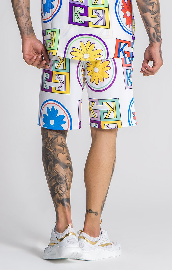 Multicolor GK Tiles Shorts