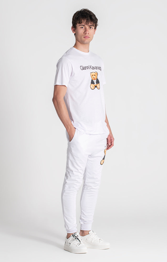 White GK Teddy Bear Tee