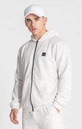 White Nouveau Hoodie Jacket