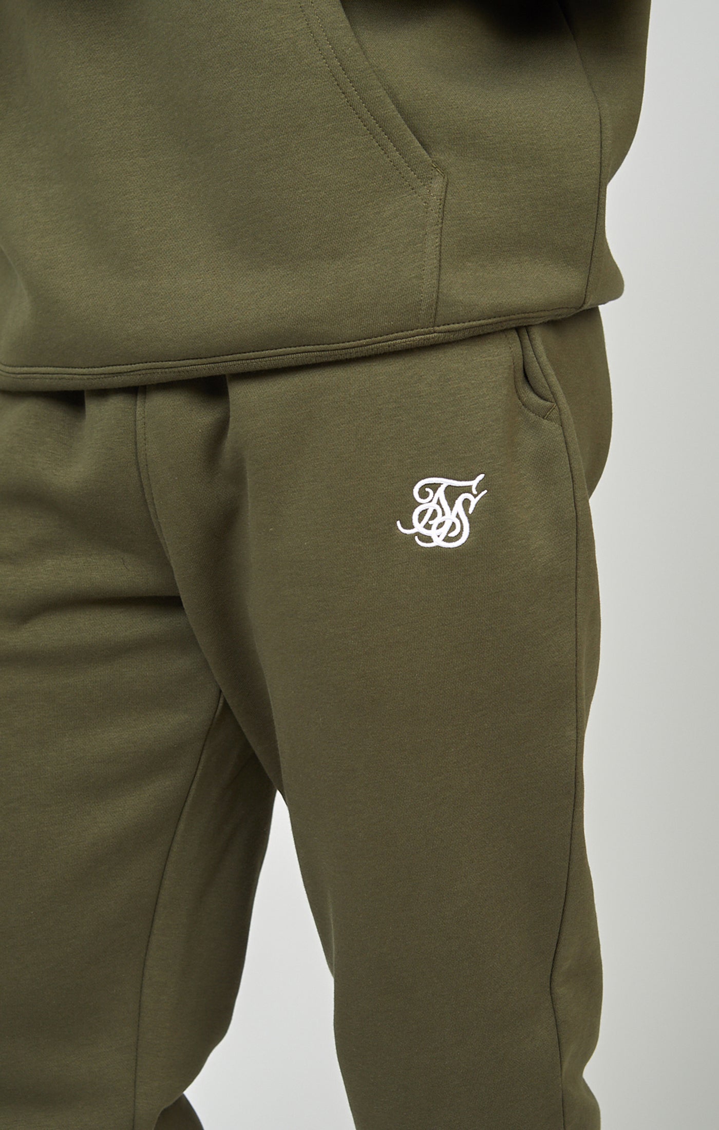Khaki Essential Cuffed Jogger (5)