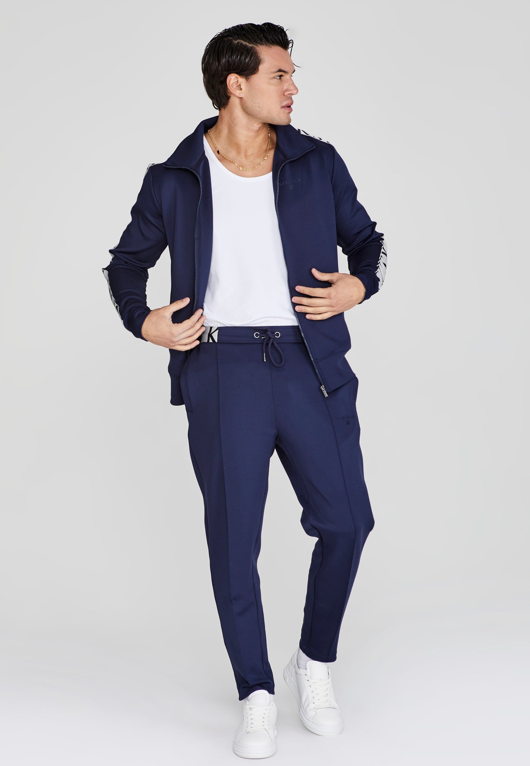 Navy Full Zip Track Top (3)
