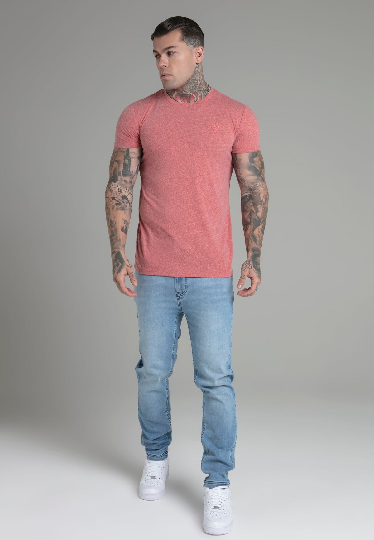Orange Marl T-Shirt (1)