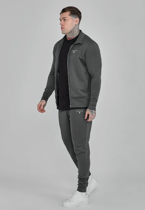 Grey Essentials Poly Track Top (3)