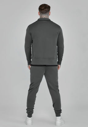 Grey Essentials Poly Track Top (4)