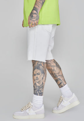 White Denim Shorts (2)