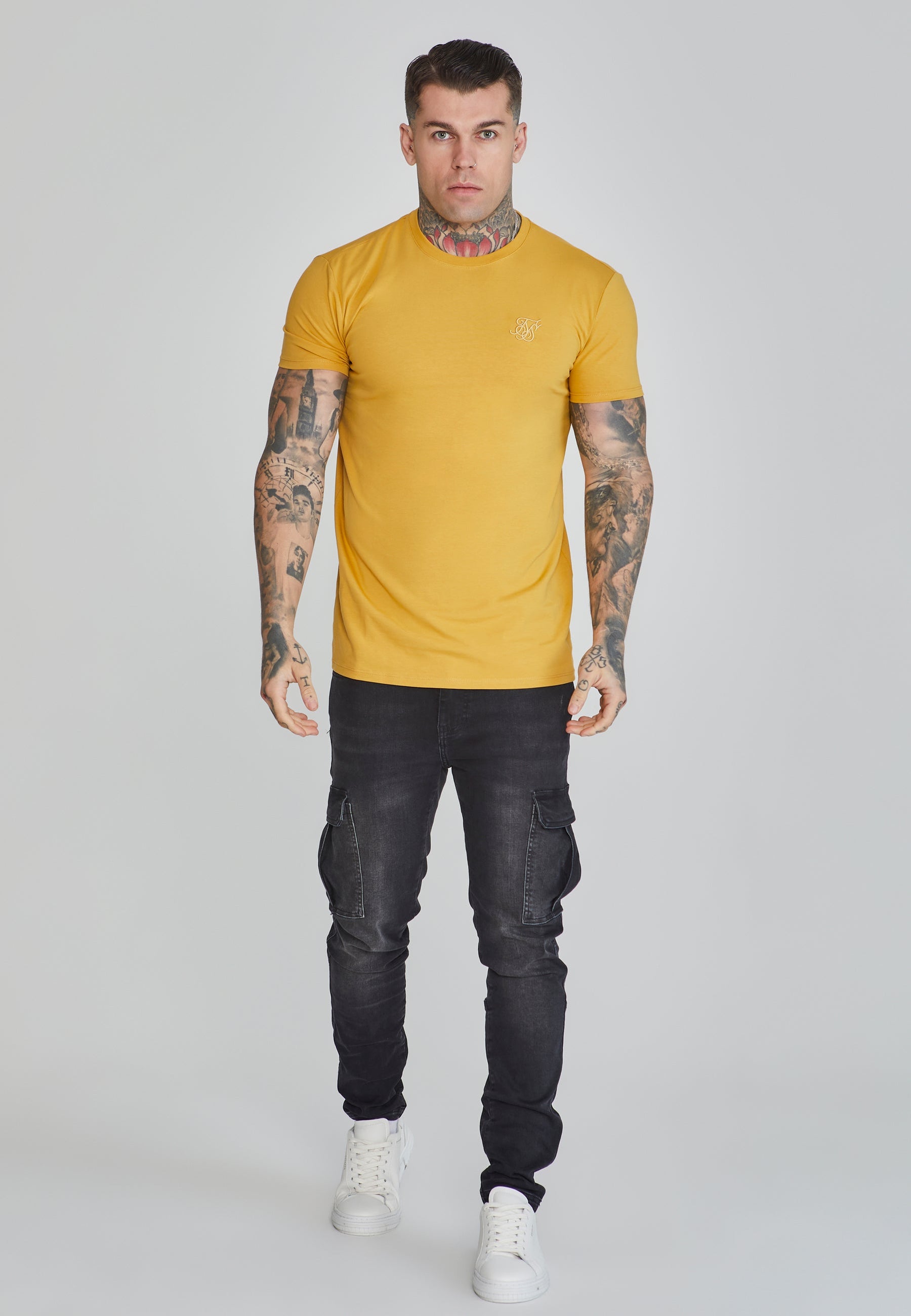 Yellow Muscle Fit T-Shirt (1)