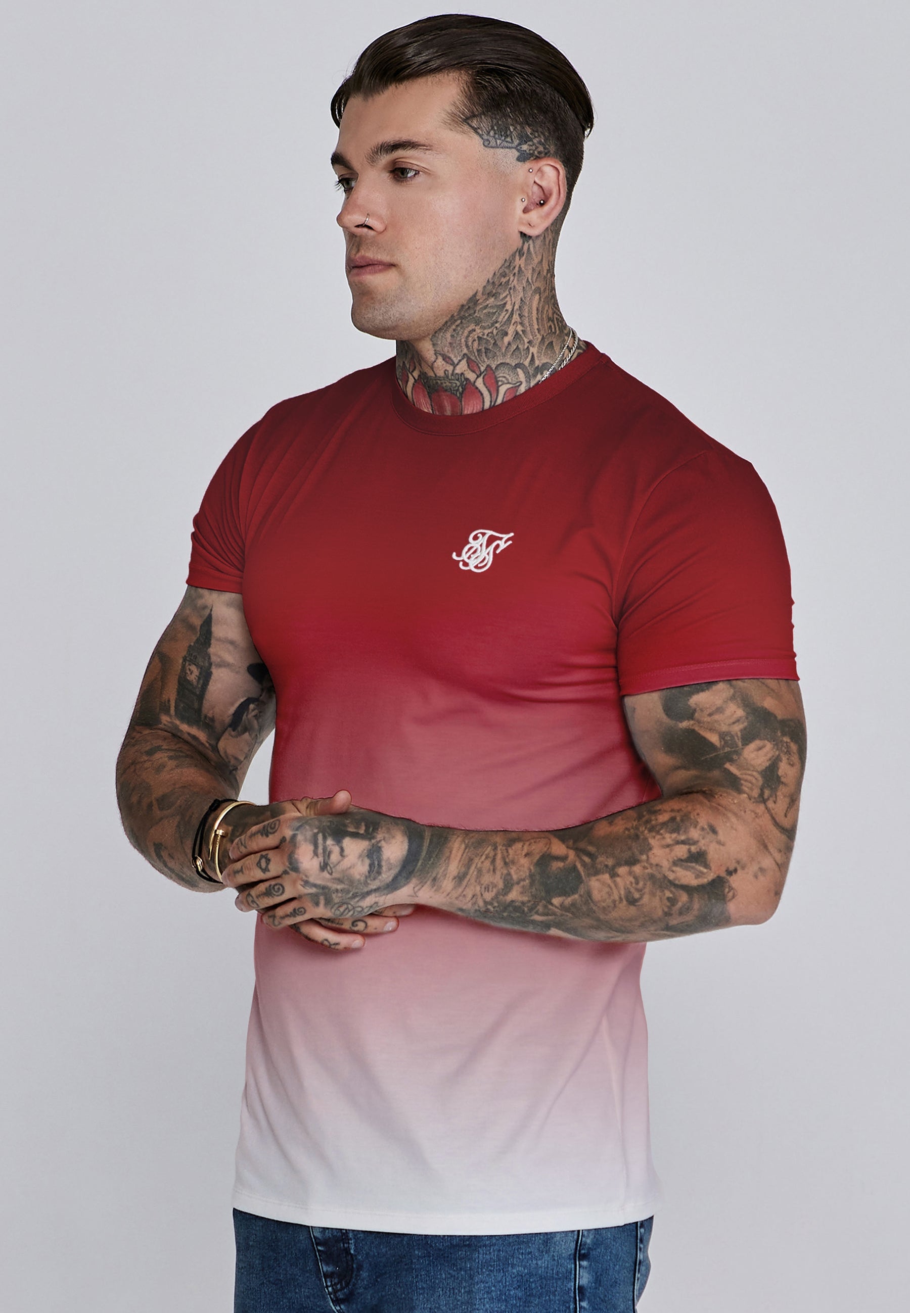 Red White Fade T-Shirt