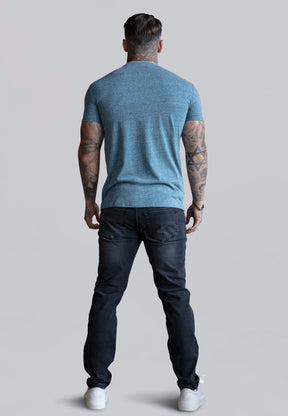 Blue Marl T-Shirt (4)