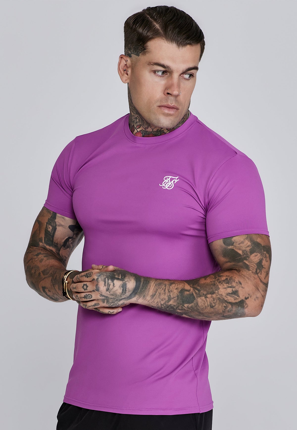 Pink Muscle Fit T-Shirt