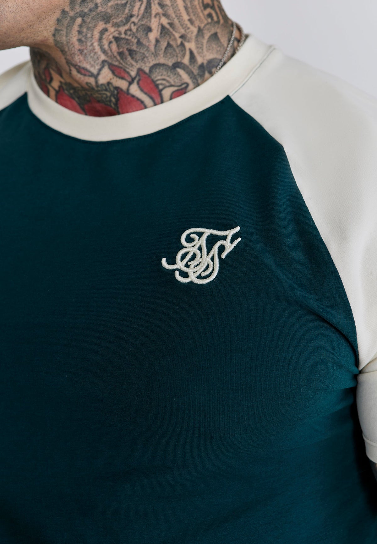 Green Ecru Raglan T-Shirt (1)