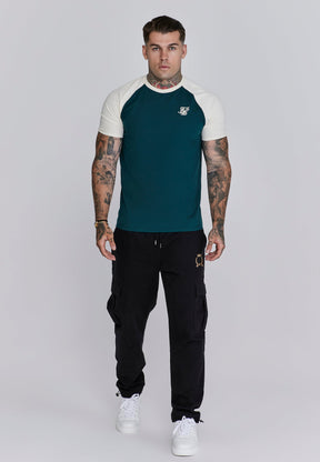 Green Ecru Raglan T-Shirt (2)
