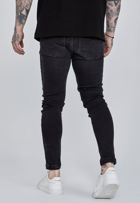 Washed Black Skinny Jeans (3)