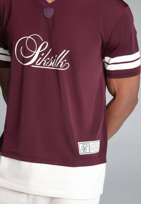 Burgundy Football T-Shirt (2)