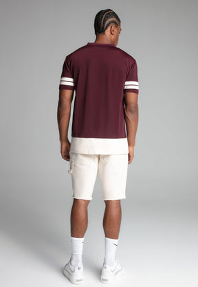 Burgundy Football T-Shirt (4)