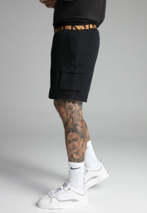 Black Cargo Swim Short (2)