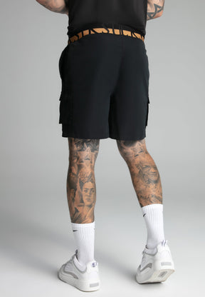 Black Cargo Swim Short (3)