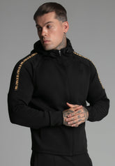 Black Full zip Hoodie