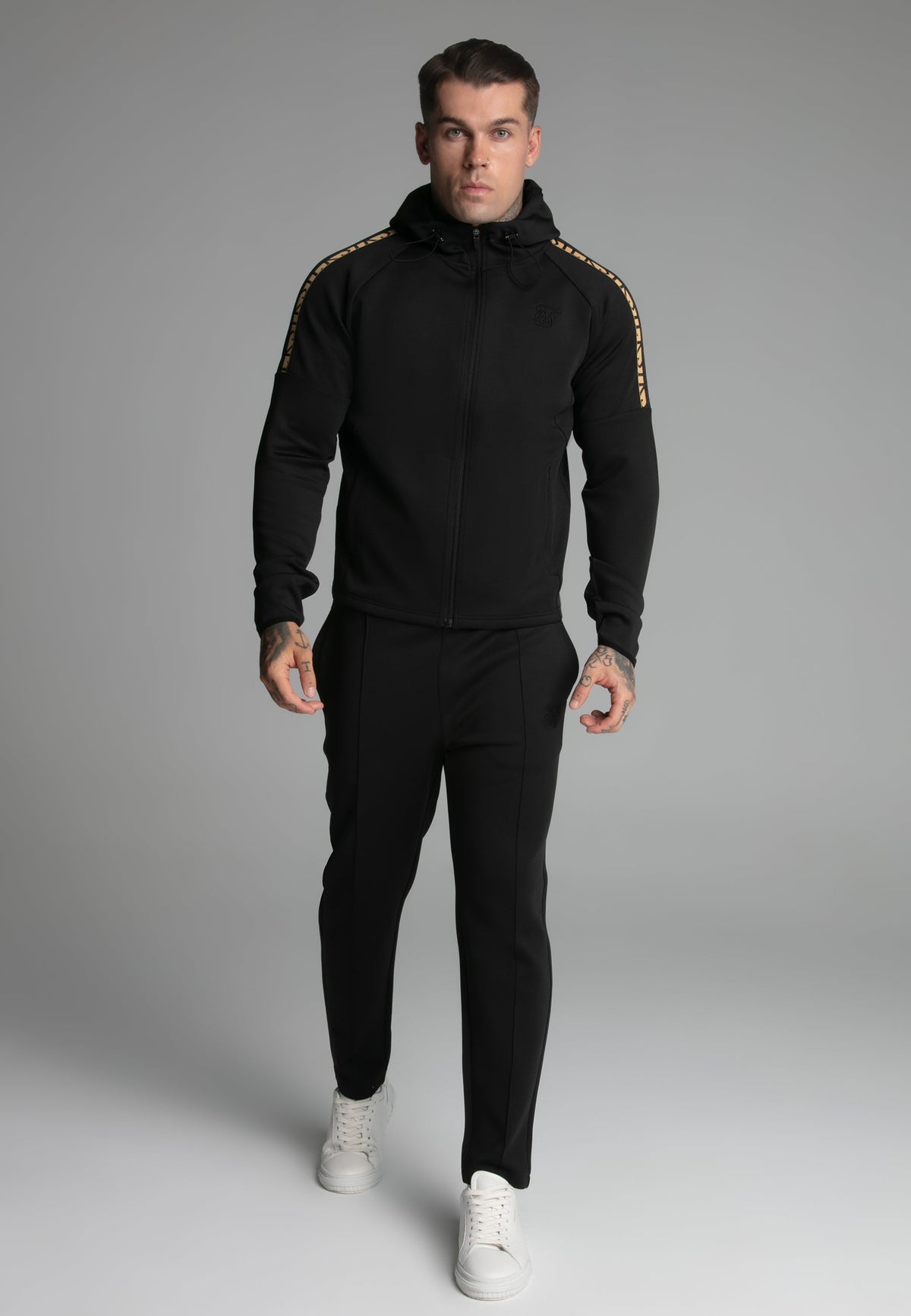 Black Full zip Hoodie (1)