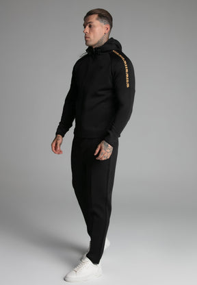 Black Full zip Hoodie (3)