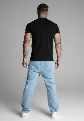Black Muscle Fit T-Shirt (4)