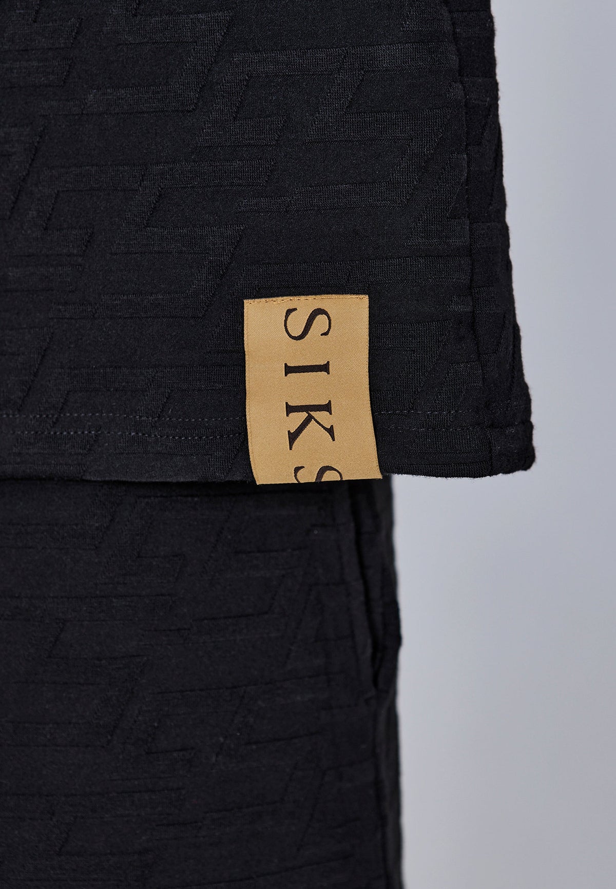 Black Towelling Shirt (1)