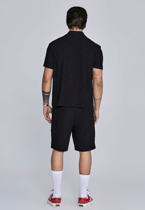 Black Towelling Shirt (4)