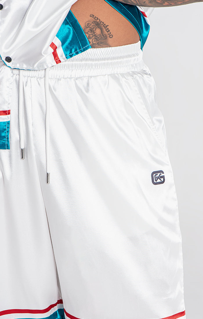 White Cubanito Shorts