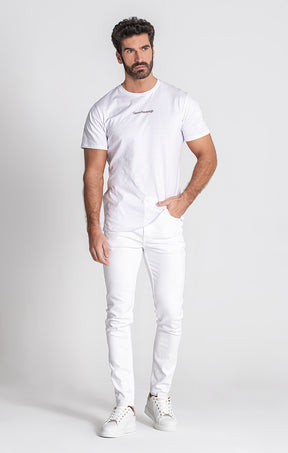 White Slim Fit Jeans