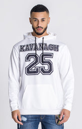 White GK25 Oversized Hoodie