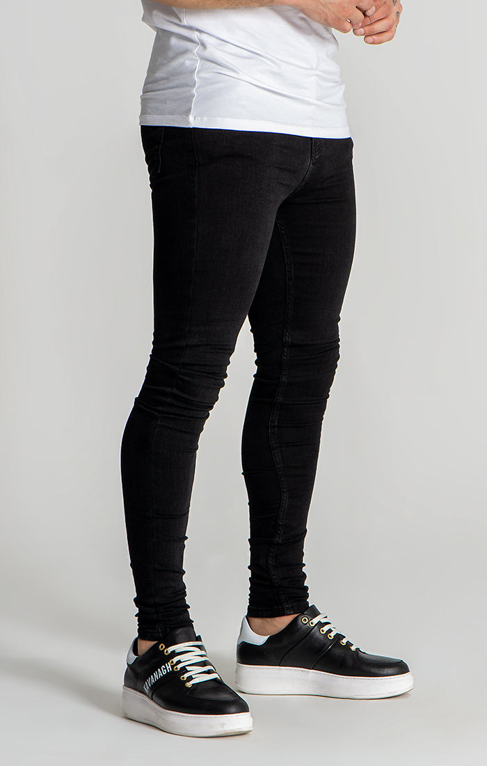 Black GK Iron Skinny Jeans