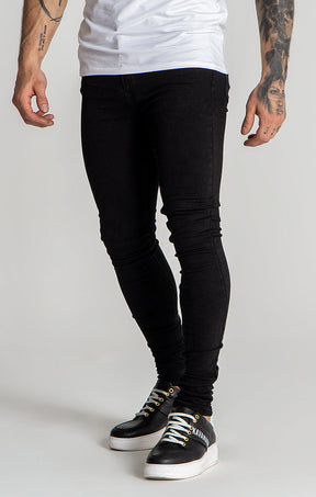 Black GK Iron Skinny Jeans