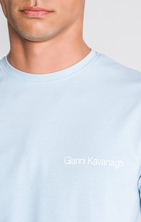 Light Blue Essential Micro Slim Tee