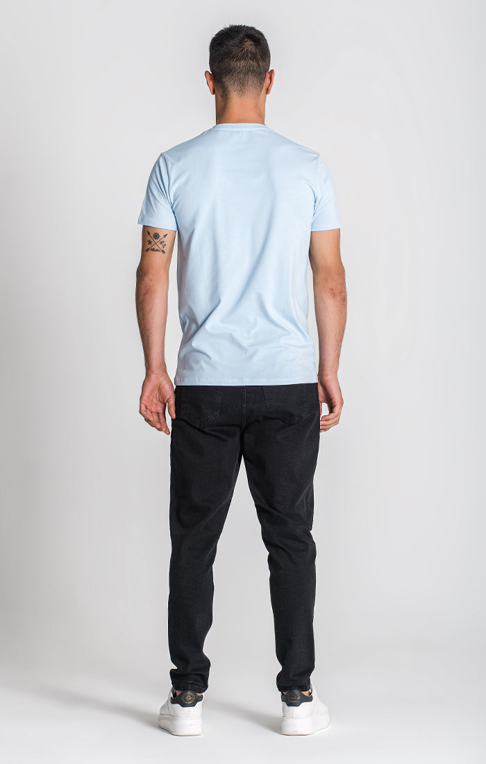 Light Blue Essential Micro Slim Tee